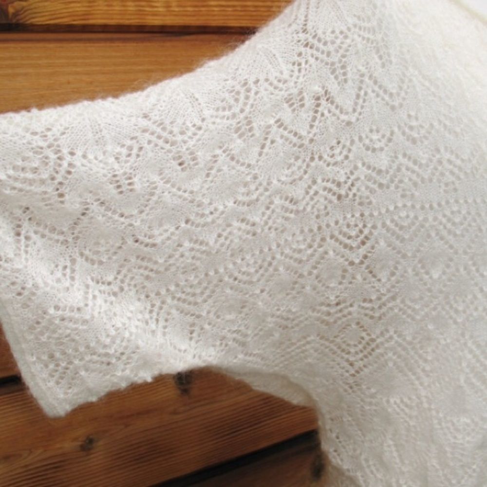 NWOT Cream Knit Top - Picture 3 of 8